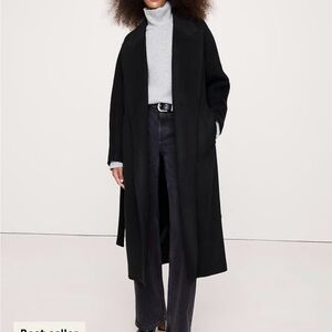 Banana Republic Cashmere Wool Wrap Coat